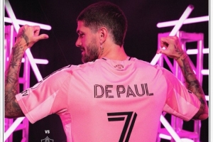 迈阿密官方：德保罗手续注册完成，可以出战vs阿特拉斯的联盟杯