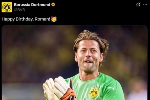 德国门将魏登费勒迎来45岁生日，前东家多特、卡恩送上生日祝福