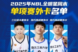 星光熠熠 闪耀秦川│2025年NBL全明星外卡球员来袭！
