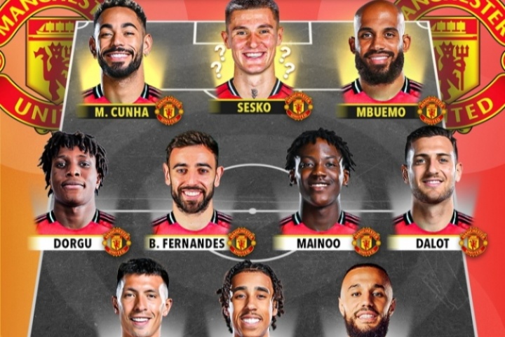 8500万签塞斯科！曼联潜在首发：多纳鲁马加盟 库尼亚姆贝莫在列