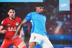 全场比赛结束，河南俱乐部酒祖杜康4：1深圳新鹏城