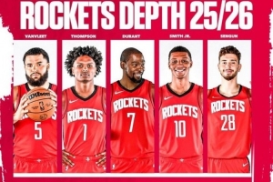 化身顶流！火箭常规赛揭幕战将对阵卫冕冠军 圣诞大战VS湖人