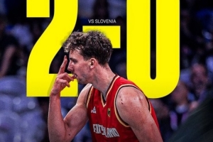 热身赛德国80-70再胜斯洛文尼亚 施罗德18+6&小瓦17分 东契奇缺阵