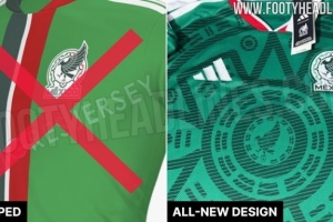 喜欢“花哨”抵制“简约”，阿迪达斯重新为墨西哥队设计主场球衣