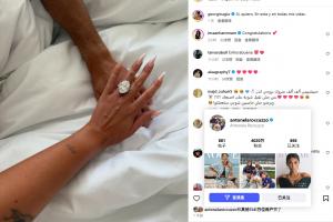 安妞的祝福乔治娜社媒宣布与C罗订婚，梅西妻子安东内拉点赞