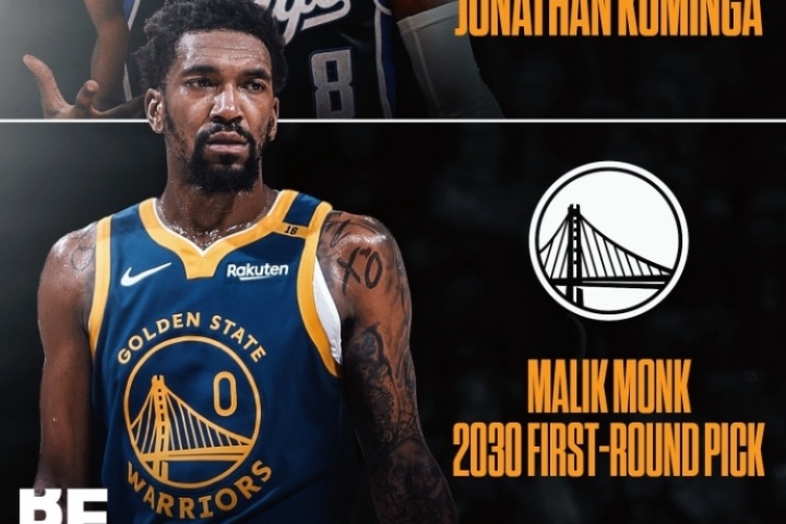 勇士让步？美记：国王认为蒙克与库明加的先签后换交易仍可能实现