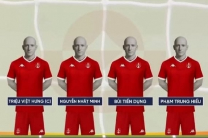 难绷！越南V1联赛更换出场动画但没拍好动态照，转播显示全是假人
