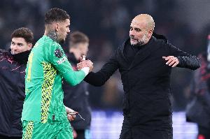 瓜迪奥拉：埃德森转会加拉塔萨雷？我没收到消息，他因肠胃炎缺席