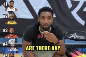 米切尔排联盟前五绰号：我自己 国王詹 KD 大厨库里 胡子登 MJ