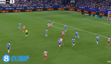 西蒙尼的美丽足球马竞连续4脚配合行云流水！小蜘蛛打门中柱