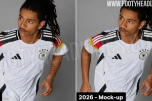阿迪达斯2026世界杯球衣设计大变革，三道杠将加宽