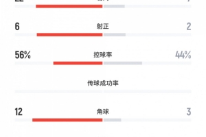 河南队淘汰蓉城全场数据：蓉城22射7正3黄，河南队6射2正4黄
