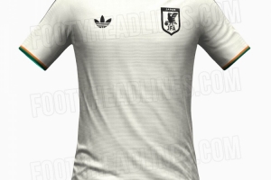 日本队2026世界杯客场球衣曝光：米白色主色调，阿迪标换为三叶草