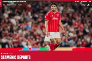 官方：诺丁汉森林中场斯特梅克离队，加盟英冠斯旺西