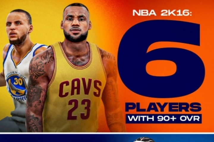 数值膨胀了！2K26有24名现役球员能力值90+ 10年前的2K16仅6人