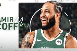 训练营合同！雄鹿官方：球队签下前锋阿米尔-科菲