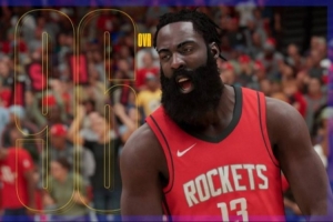 时隔5年！杜兰特能力值93联盟第十 上个前十的火箭球员是96的哈登