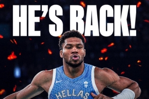 15分钟砍25+10！波尔津吉斯谈字母哥：他看起来非常棒