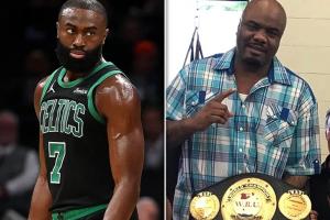 杰伦-布朗父亲在停车场刺伤一名教练被控谋杀未遂 目前已被逮捕！