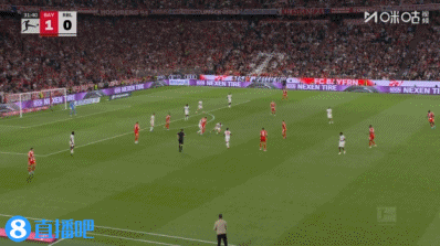 德甲首球！迪亚斯抽射爆杆弹射入网&拜仁5分钟2球，拜仁2-0莱比锡