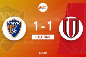 半场-蓉城暂1-1玉昆 周定洋破门侯永永端射扳平费利佩进球被吹