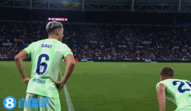 巴萨半场换人，拉什福德和卡萨多被换下，奥尔莫、加维替补出场