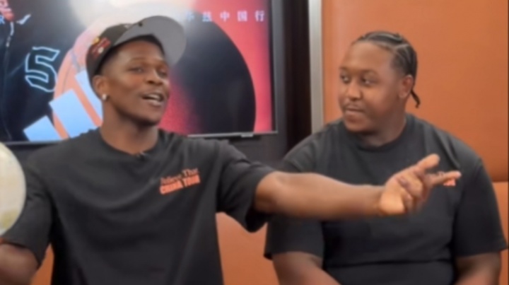 几天不见发福了！华子身边坐了个胖版“杰伦威”