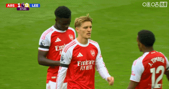 无法坚持！厄德高肩膀受伤，18岁恩瓦内里将其换下