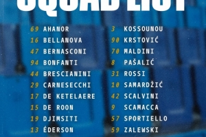 亚特兰大首轮大名单：德凯特拉雷、扎莱夫斯基在列，卢克曼缺席