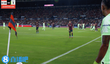 巴萨3分钟2球扳平！费兰凌空端射破门，拉菲尼亚助攻