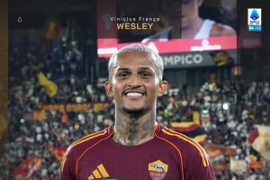 2500万新援进球！官方：罗马边卫韦斯利当选1-0博洛尼亚全场最佳