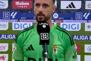 奥维耶多门将：我们有过机会，但你犯错或不注意细节就会付出代价