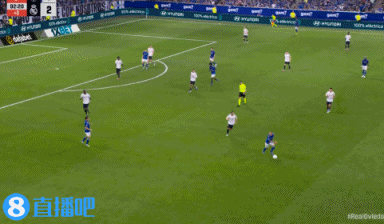 替补传射！迪亚斯横传助攻维尼修斯低射破门，皇马3-0奥维耶多