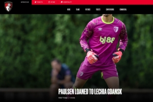 伯恩茅斯官方：门将保尔森租借加盟波甲球队格但斯克莱吉亚