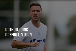 尤文官方：阿图尔租借加盟巴西球队格雷米奥