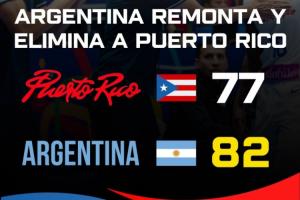 波多黎各末节被逆转11分 老六加时重伤 阿根廷杀入美洲杯半决赛