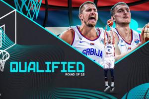 晋级淘汰赛！塞尔维亚男篮三连胜提前出线 锁定一个16强席位
