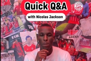 杰克逊快问快答：C罗&内马尔是我偶像 生涯最重要时刻是签约黄潜