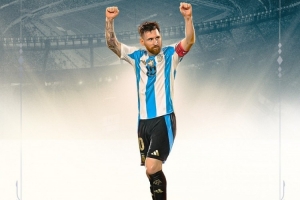 福地！河床官方晒海报：梅西在纪念碑球场出战28场，战绩22胜6平