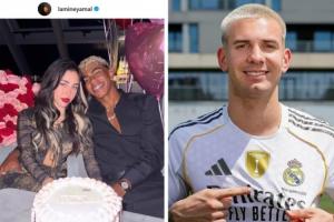 亚马尔女友出轨马斯坦托诺？娱记辟谣：无凭无据，只是去生日派对