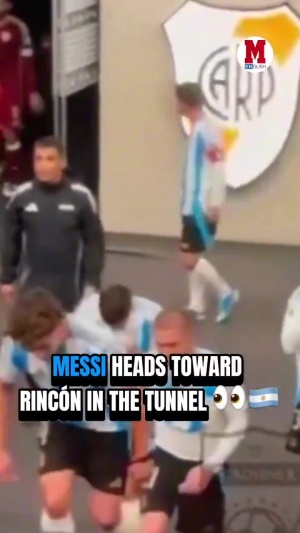 马卡：在球员通道中，梅西等人与委内瑞拉球员林孔等人发生口角