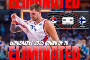 篮坛郁金香？塞尔维亚上届被意大利进16记3分 今天被抢20个进攻板