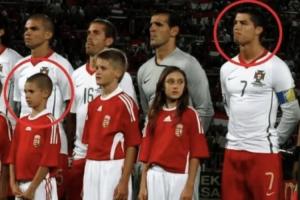 索博2009年曾作为球童与C罗同框，现将以国家队队长身份与其交手