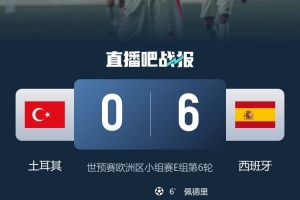客场6-0大胜土耳其！西班牙取得队史世预赛第二大客场胜利