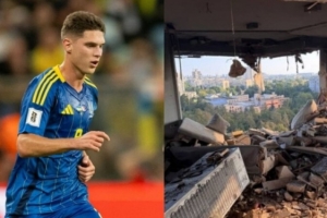 罗体：乌克兰国脚苏达科夫的家中遭无人机袭击，幸好家人并未受伤