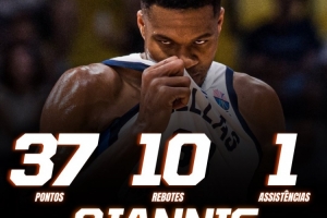 状态炸裂！字母哥23中18狂砍37分10板 率队力克以色列挺进8强