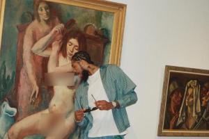 超色情限制级画面！英格拉姆更新动态 和油画超大尺度互动辣眼睛