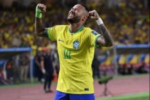 冲击第六冠！33岁内马尔发文祝贺巴西：挺进世界杯，冲击第六冠