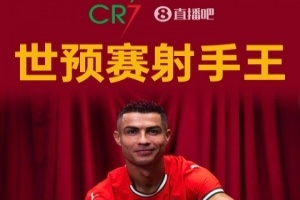 传奇不止步40岁C罗世界杯预选赛打入39球，成为世预赛射手王