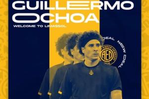 奥乔亚，备战第六次世界杯|40岁，加盟塞浦路斯球队AEL利马素尔